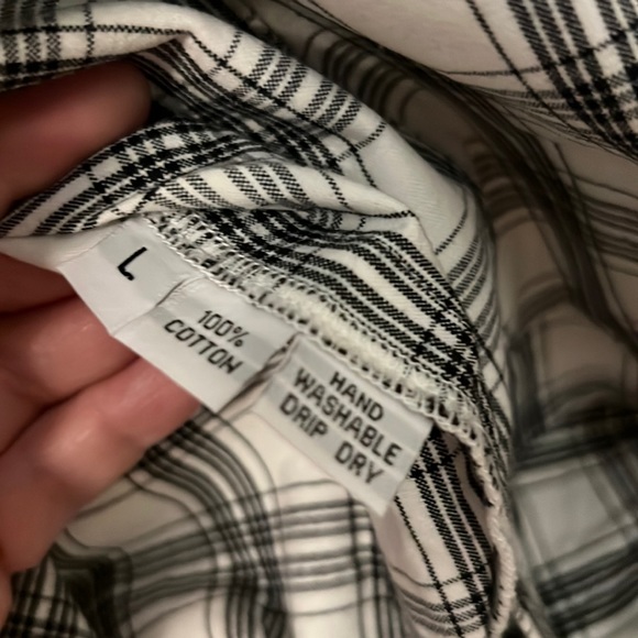 Vitamin checkered jacket black and white blazer Large squares workwear pockets - Picture 7 of 16